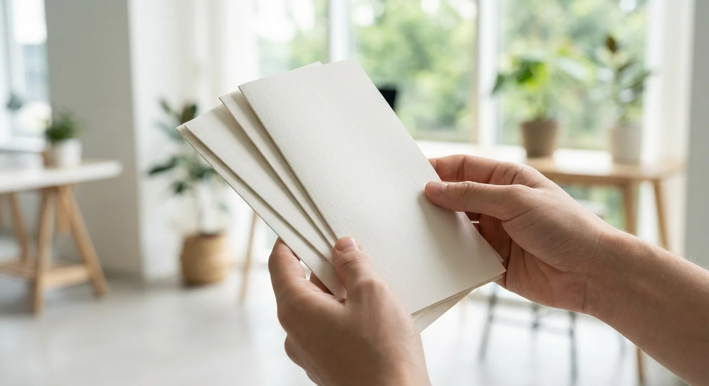 Hands holding insurance documents, symbolizing the comparison of different healthcare plans.