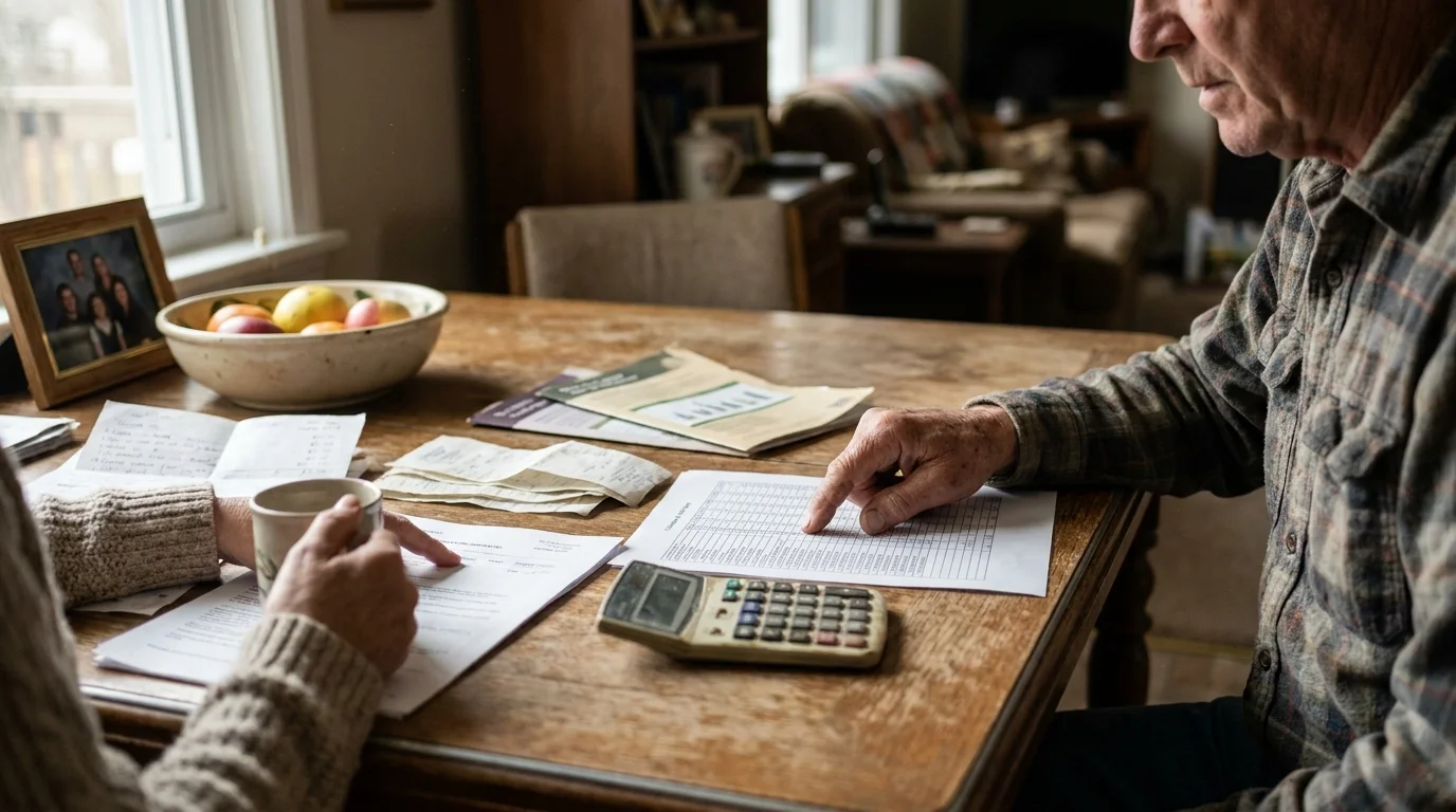 Editorial photograph illustrating: Comparing the Financial Benefits