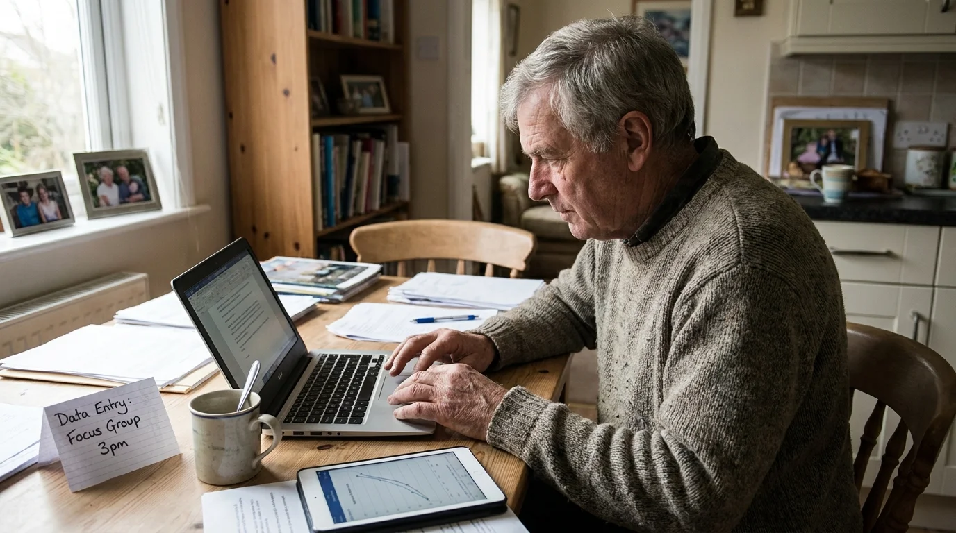 Editorial photograph illustrating: Flexible Digital Task Work