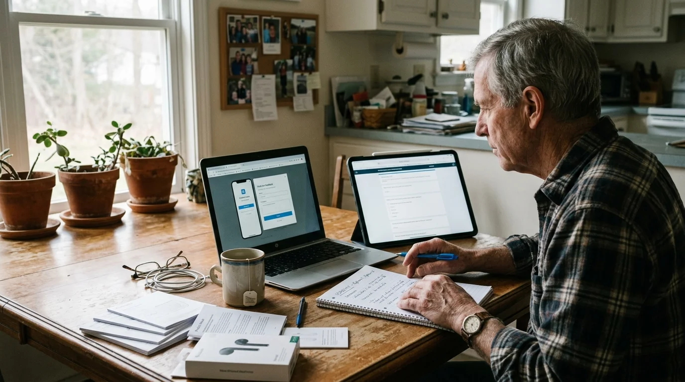 Editorial photograph illustrating: Comparing Your Work-From-Home Testing Options