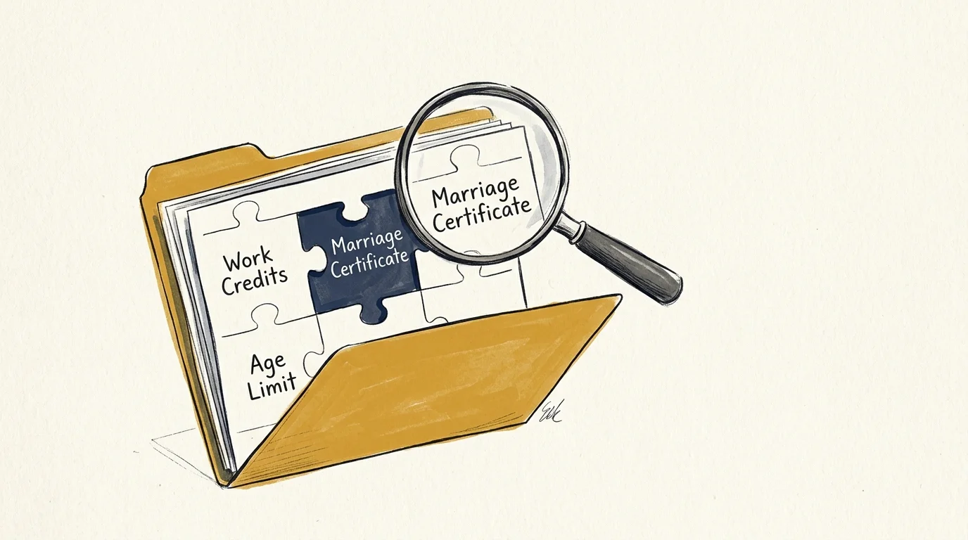 An editorial illustration of a folder showing missing document slots like puzzle pieces, highlighting missing documentation.