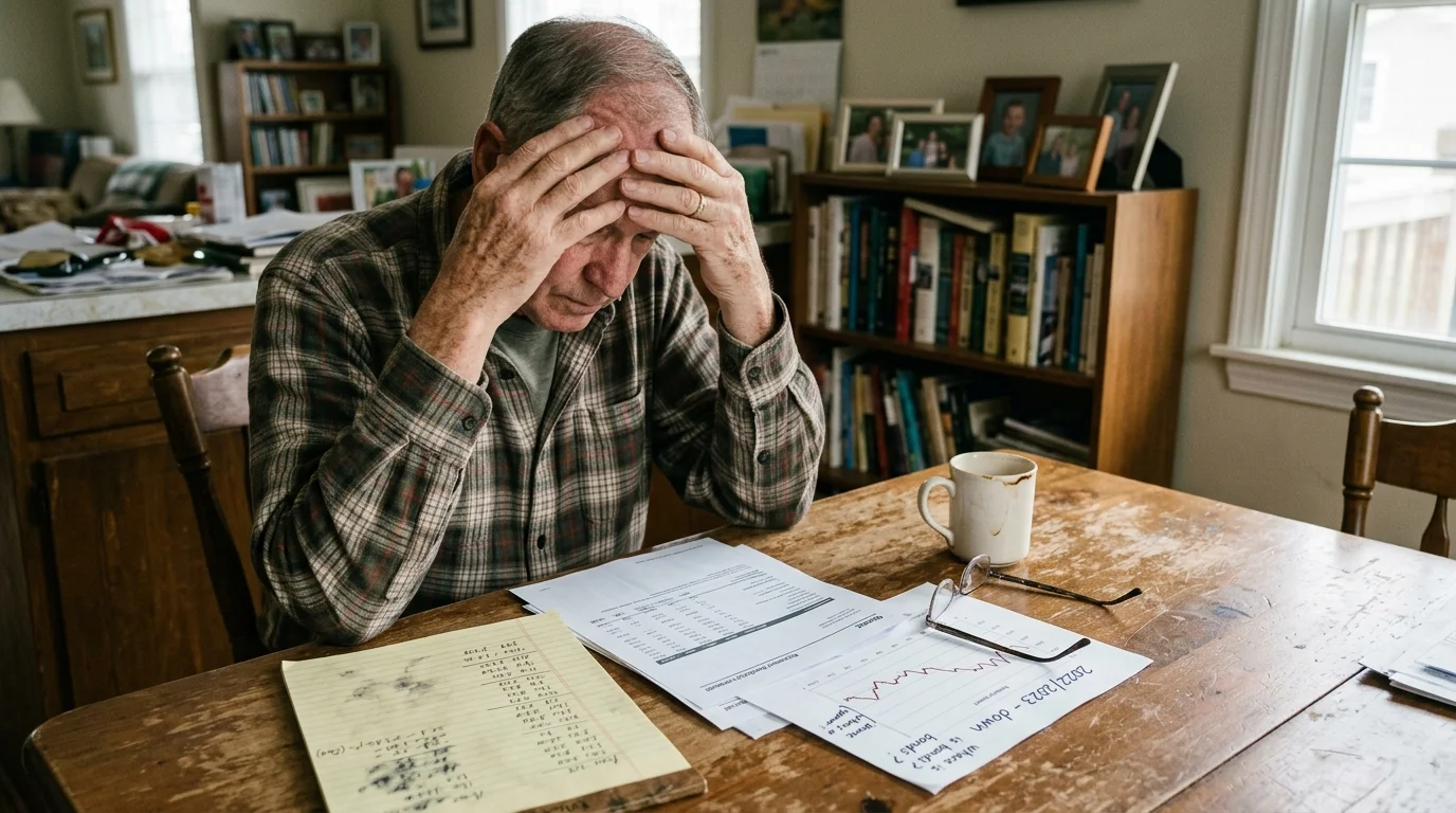 Editorial photograph illustrating: 6. Heavy Exposure to Sequence-of-Returns Risk and Asset Location Mismatches