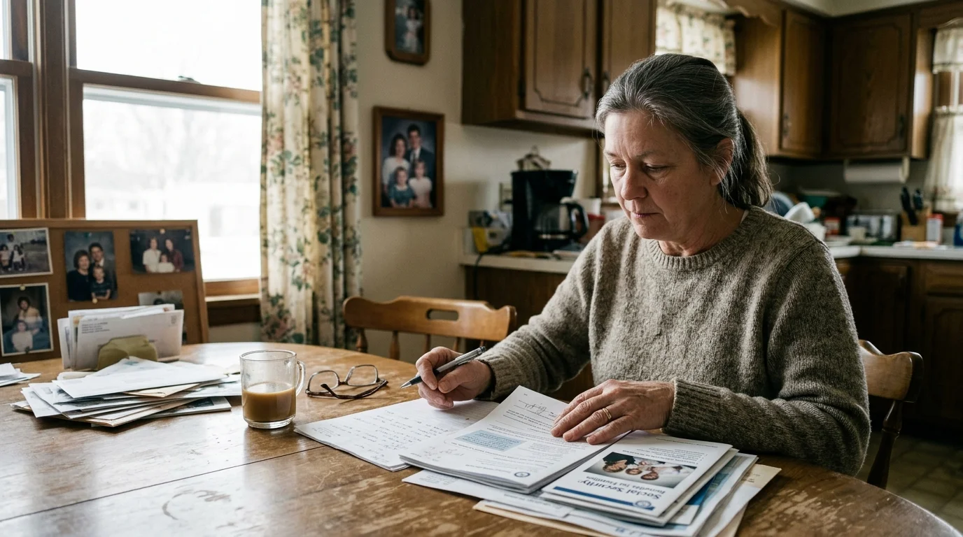 Editorial photograph illustrating: Comparing Social Security Family Benefits